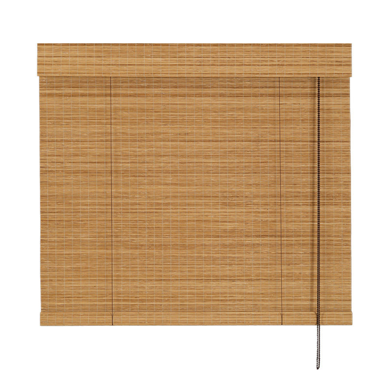 CR9升级拉珠式竹帘窗帘卷帘门帘竹帘子 遮光中式装饰茶楼茶室背景