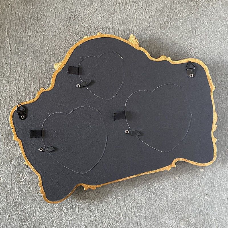 欧式复古雕花金色k爱心树脂相框挂壁玄关照片墙创意画框美式田园