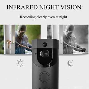 家用报警智能wifi可视门铃无线可视对讲门铃手机远程视频海H1方案