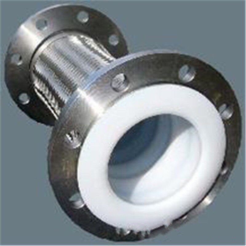 内衬PTFE四氟金属软管/聚四氟乙烯金属软管 法兰接X头式波纹软管