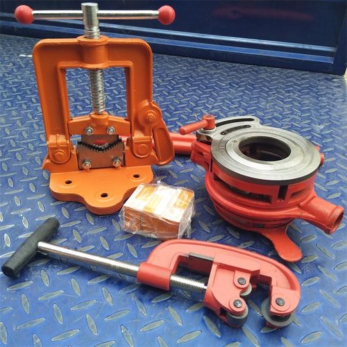 kt重型管c子绞板手动套丝车丝机铰板板牙114型水暖工维修工具绞丝