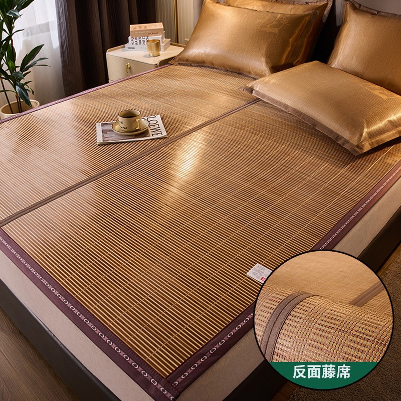 新款夏季凉e席竹席夏天2024新款藤草席冰丝席子学生宿舍单人空调