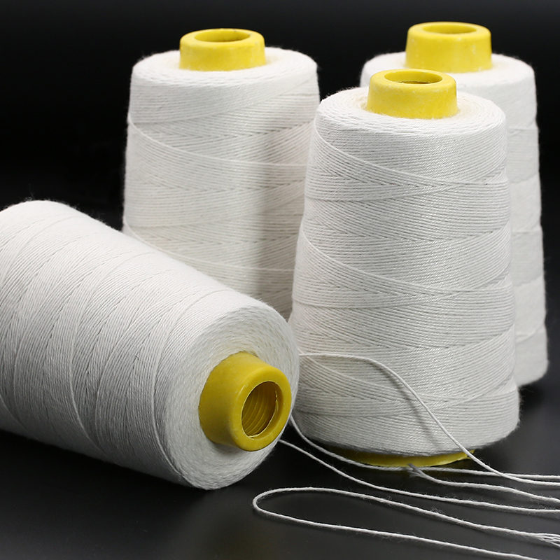 大卷封包线打包机线粗线编制袋扎口线一箱手提封包机线白色封口线