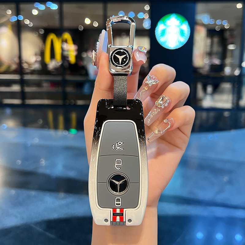 2024款奔驰glc260l钥匙套24新e级e300l高级c200l男eqe350车包扣壳