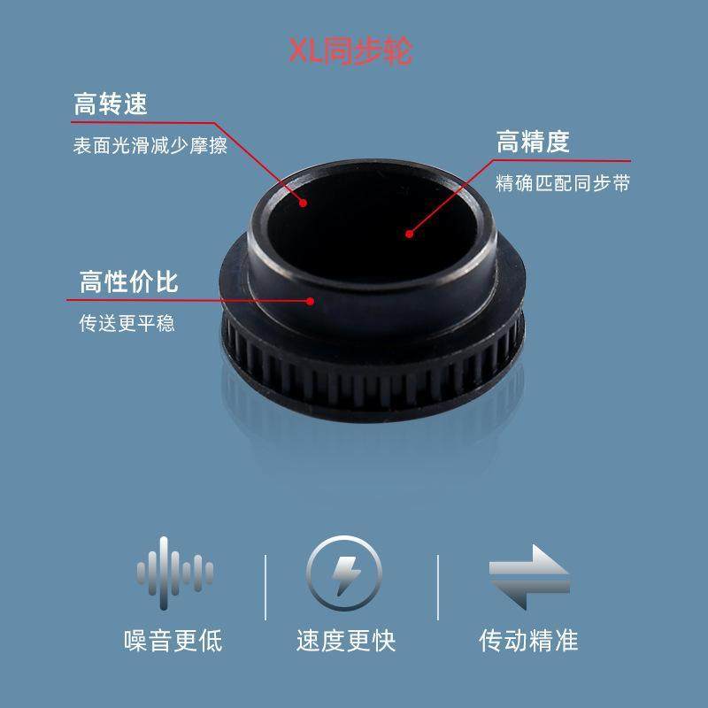 XL型037同步轮电机齿轮同步带齿轮皮带轮现货/非标定制1个起订,五金/工具,带轮,淘宝优惠券,粉丝福利购,淘宝优惠卷