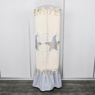 布艺蕾丝保护套 现代简约挂烫机防尘罩双杆单杆衣架圆柱罩家用欧式