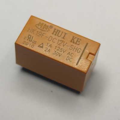汇科12V继电器HK19F -DC5V -SHG 3V 9V 12V 24V 8脚 2A 现货 小型