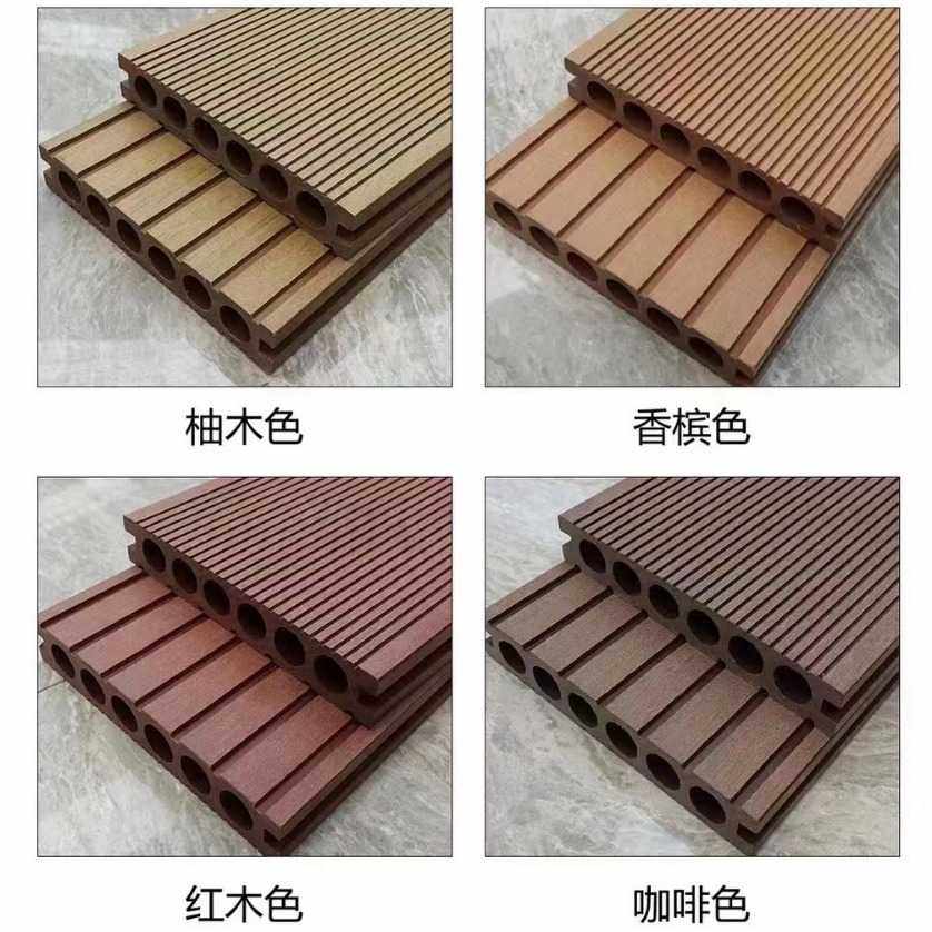 户外实心圆孔塑木地板栈道阳台露台用防水防滑pe防腐木板广东,基础建材,塑木,淘宝优惠券,粉丝福利购,淘宝优惠卷