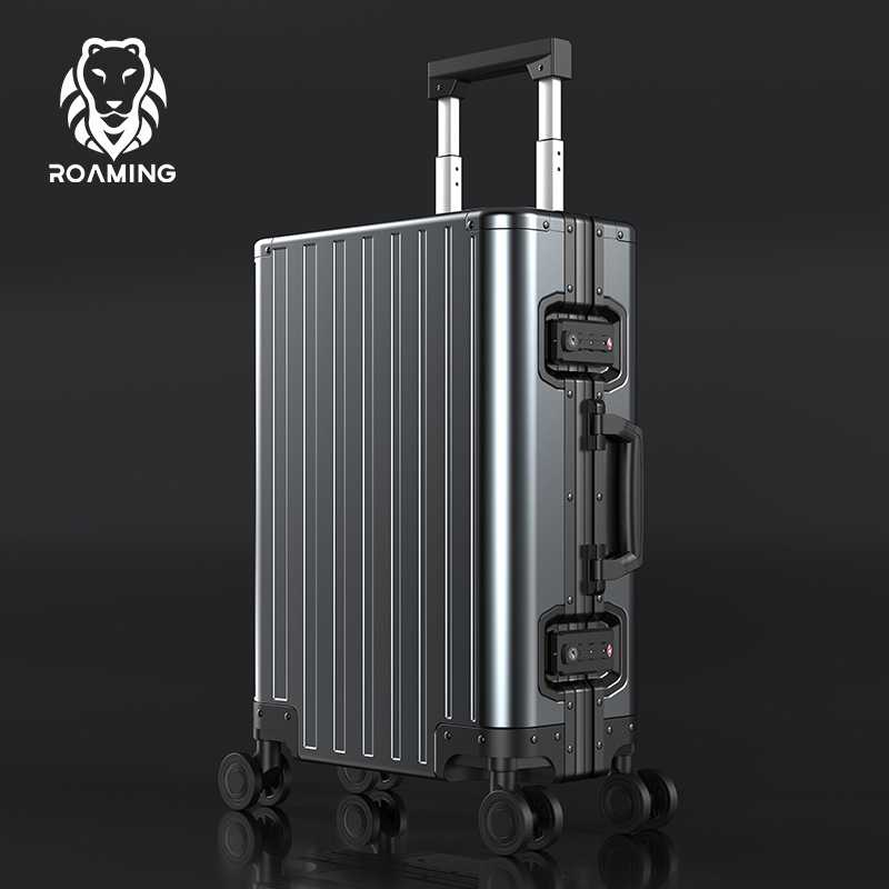 漫游 ROAMING 5520全铝镁合金行李箱万向轮拉杆箱24寸20旅行箱子