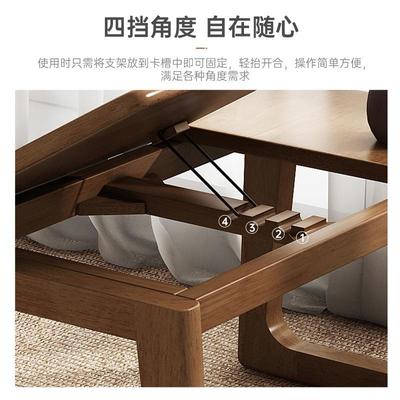 实木小书HRD桌飘窗桌折叠电脑桌家用阳矮桌式榻榻米床上小台子茶
