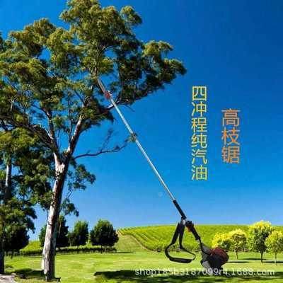 高枝锯园林缩加长杆汽高枝锯机家用高空剪割伸树枝油高枝锯
