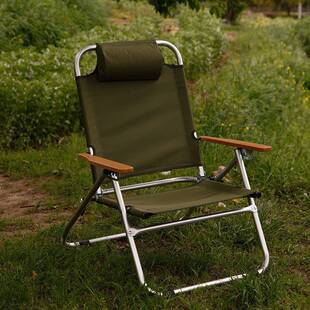 躺户外露营野营折叠椅子便携四可调节克式米特椅午001休椅档椅