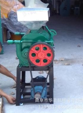 多能粮食破功碎机 对辊GFQ式大豆挤扁扁机 动新款电豆扁压机