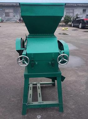 豆电扁机 食挤扁LRV机 豆压扁拉机 丝对辊 单相小工厂使用