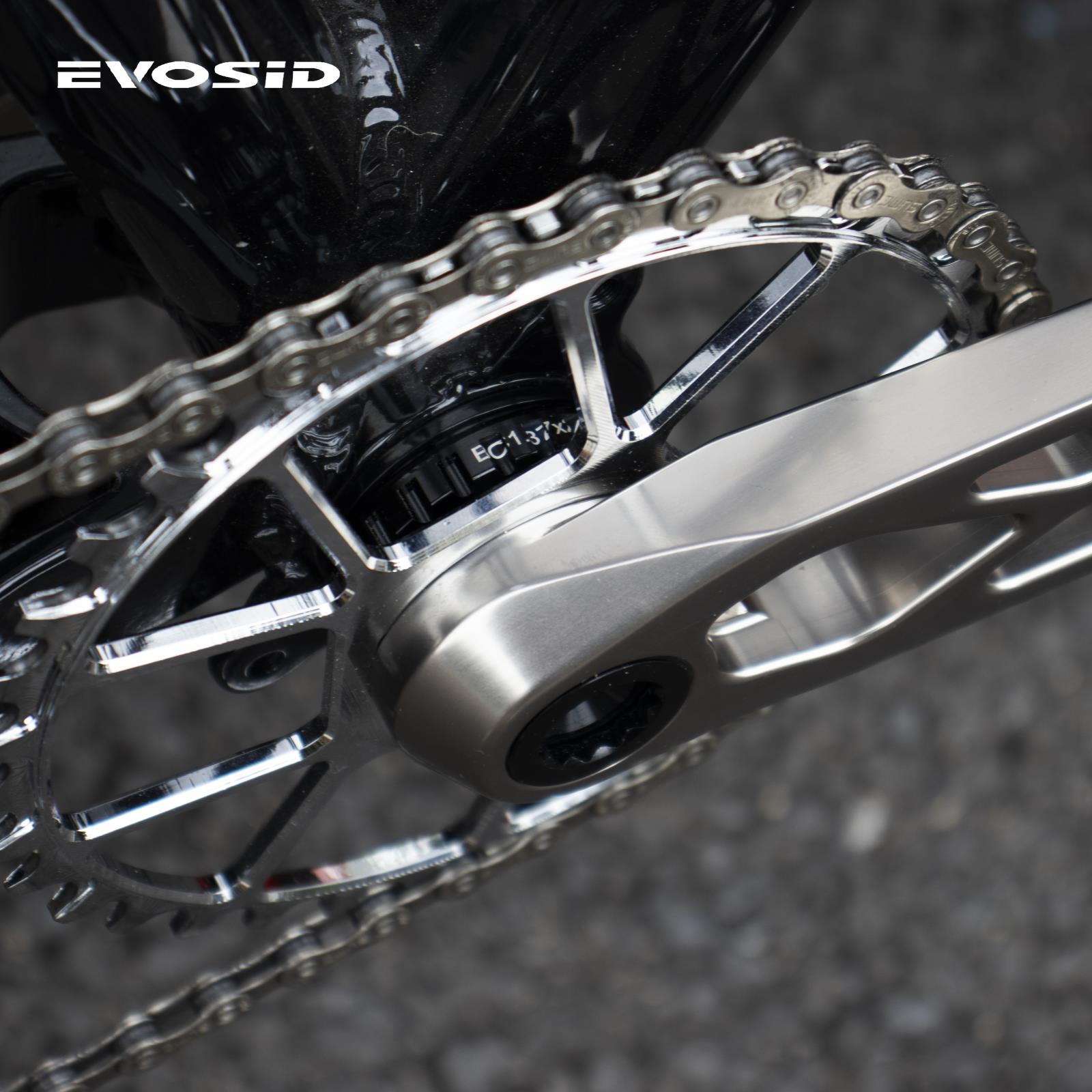 EVOSID山地自行车DUB镂空曲柄越野速降165/170/175mm中空一体曲柄