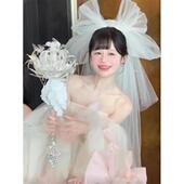 临界十缨婚礼皮晶姐姐同款 旎旎推荐 江梦原创岛屿权杖手捧花新娘花