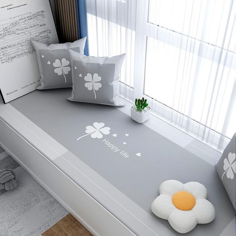 定做网红款飘窗垫2024新款高级感任意剪主卧轻奢窗台阳台垫子四季