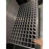 建筑钢筋网片桥梁隧道螺纹带肋加粗铁丝网格片防护镀锌钢丝网定制