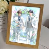 某某生日礼物周边灯光画 画江添盛望海报小夜灯模型吧唧原耽相框