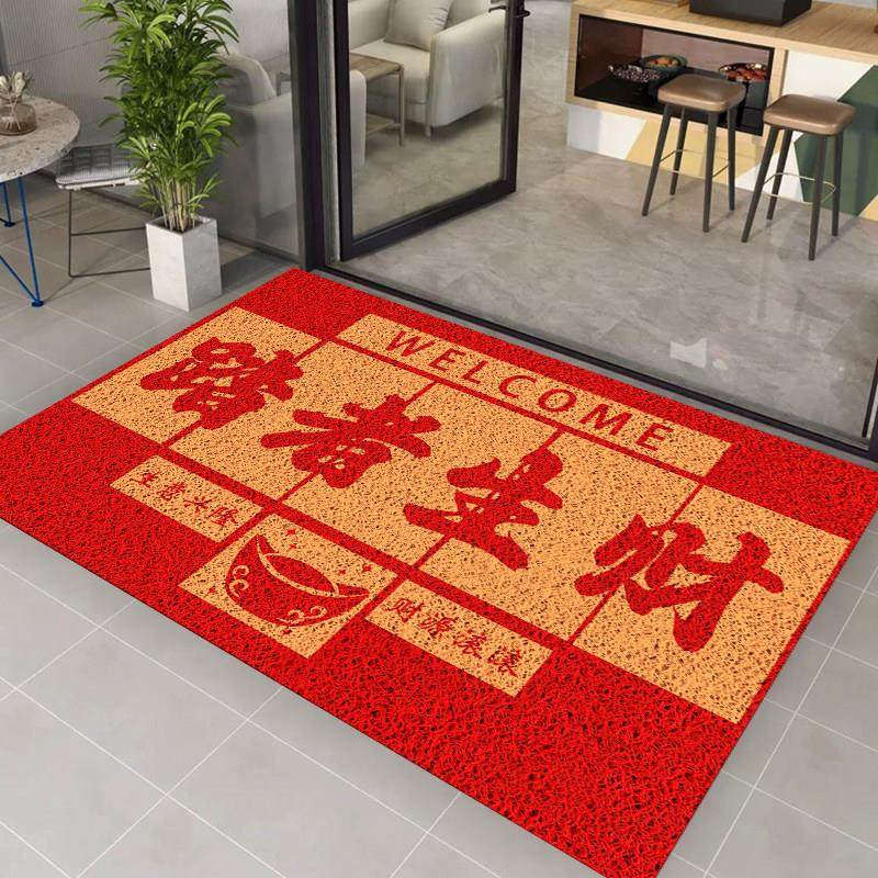 丝圈入户门地垫踏者生财商用店门口防滑脚垫门垫店铺开 业红色地,居家布艺,入户地垫,淘宝优惠券,粉丝福利购,淘宝优惠卷