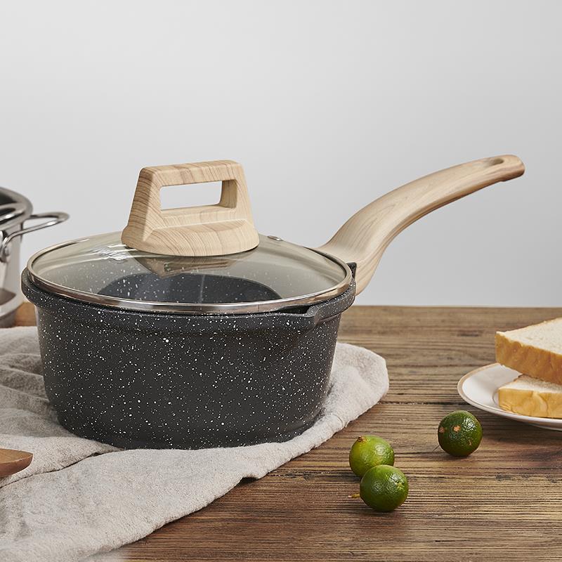 英国明爵麦饭石奶锅宝宝副食品锅婴儿煎煮一体锅不沾锅家用汤泡面