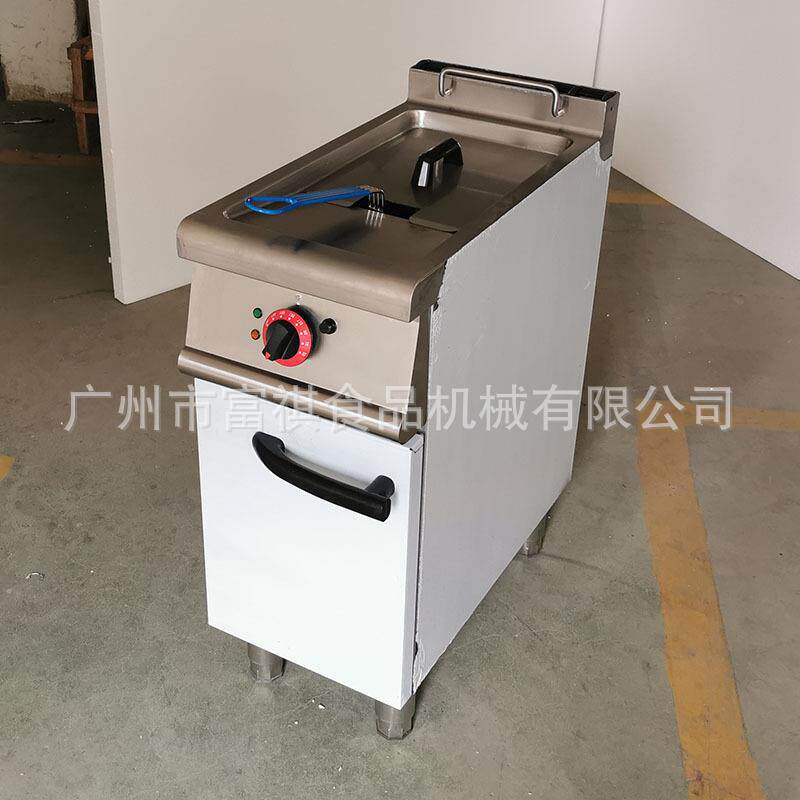 工程组地合热双DF-875/D缸连柜座炸炉炉 落式油炸锅电电炸炉