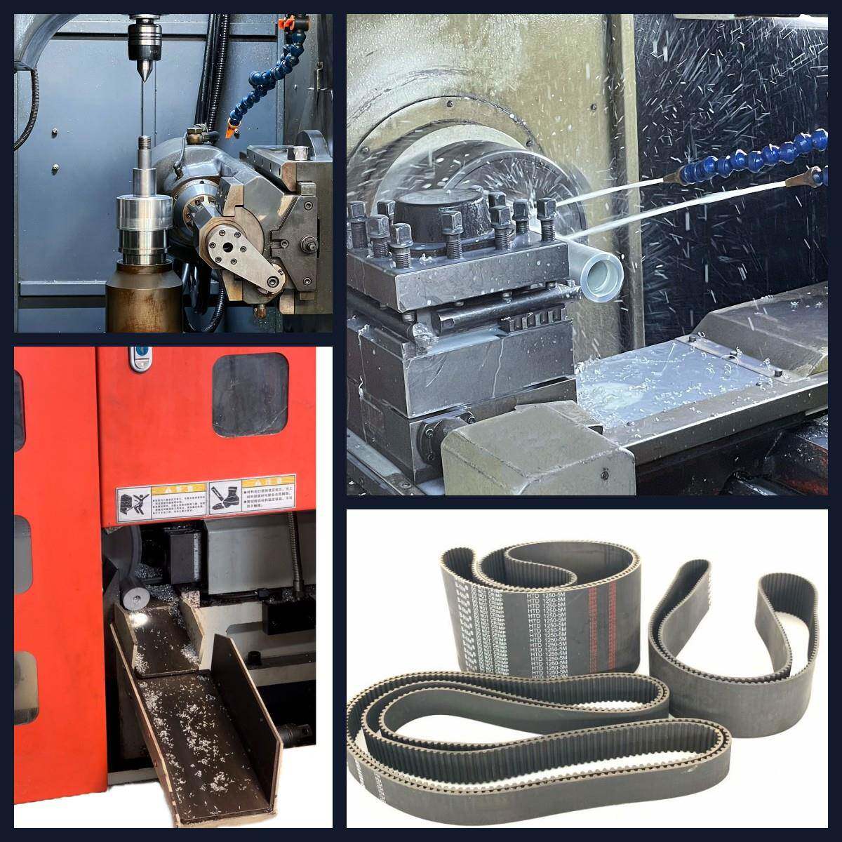 齿带 8M同步带黑色10-步45mm宽高温耐橡0胶环8M656形同带