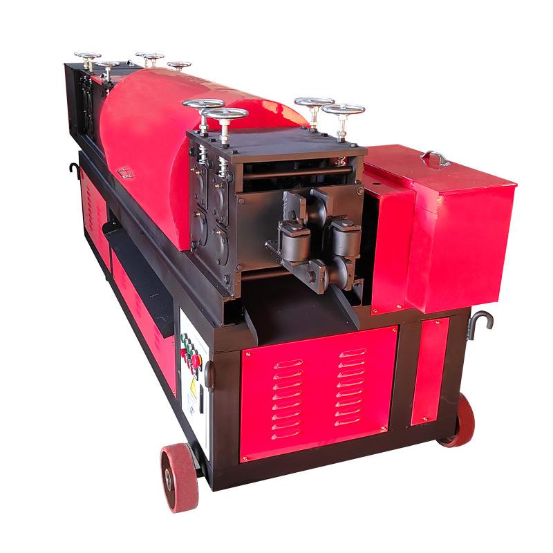 TC-80型全多功能钢除管调直机自动钢管调直锈刷漆一直体机脚手架