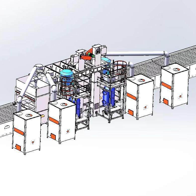 手自两用加压0式数控自1动喷丸机B塑C170-8+NP模414具胶除锈喷砂