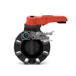 涡轮式 UPVC手柄式 阀门 蝶阀手动 PVC塑胶蝶阀配套产品 法兰对夹式