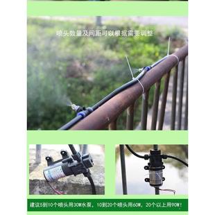 工地水泵花园防尘喷雾浇水浇花自来水增压泵农用大棚降温自吸泵