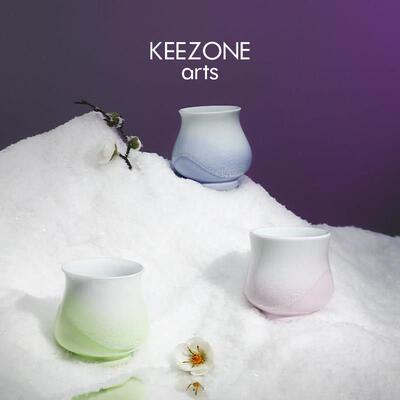 器场Keezone踏雪陶瓷咖啡杯手冲品鉴杯专业闻香杯套装手握杯160ml