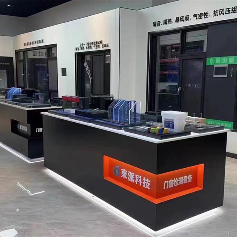 门窗样角展示柜商用发光展示台多功能发光科技创意展示桌中岛柜台