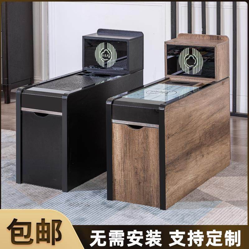 足浴茶几柜经济型沐足洗脚按摩足浴沙发边几柜小茶几足疗茶几包邮