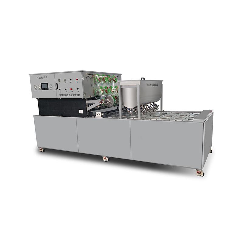 商用红烧肉锁鲜封盒机八宝粥小型封口机全自动连续式扣肉包装机