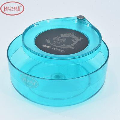 龙江龙竞技散炮饵料盒拉饵盘双层饵料盆拌饵盆开饵盆散炮食盒
