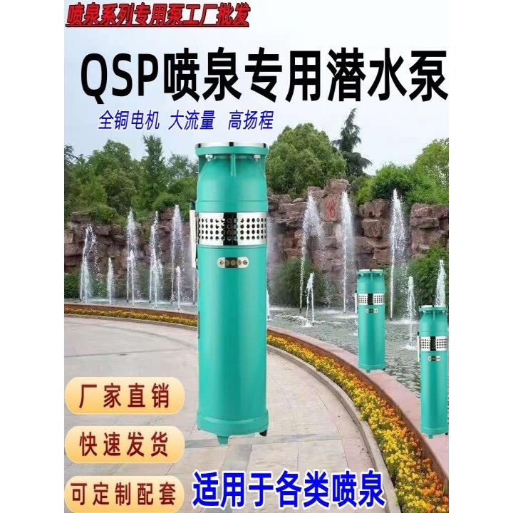 徐州喷泉专用泵 QSP 铸铁景观专用潜水泵