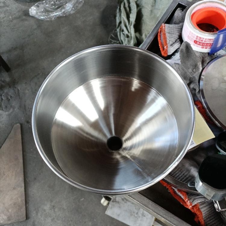 304加厚不锈钢大口径漏斗膏体夜体宽口下料斗大小进出口定制