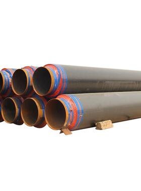 预制直埋无缝dn50/125/150/200/500/800/1000聚氨酯发泡保温钢管