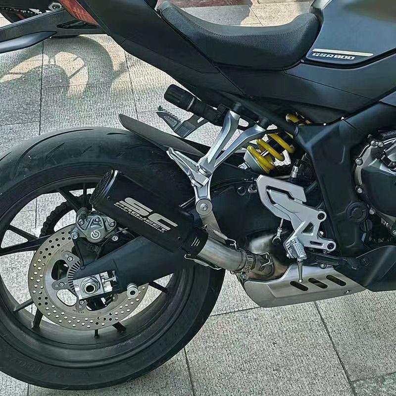 适用于 于钱江赛800改装排气管AR SC尾段赛600RS机车配件无失真安