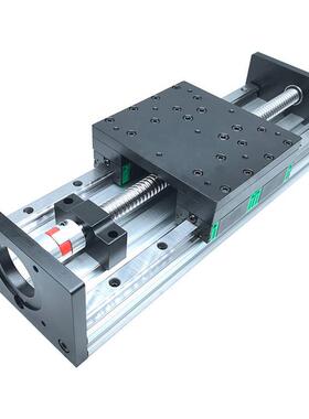 HBGX15重型滚珠丝杠直线模组可做侧装全密封风琴罩重载20方轨滑台