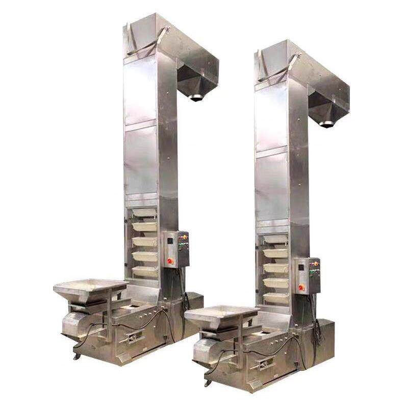 料斗提升机粮食输送机垂直斗式提升机瓜子颗粒粉体物料爬坡提送机