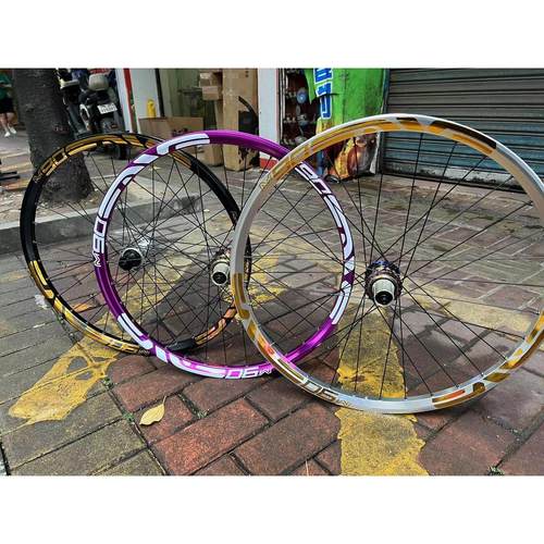 RUJIXU锐杰逊360响6爪33轮组自行车26寸27.5寸快拆桶轴轮组