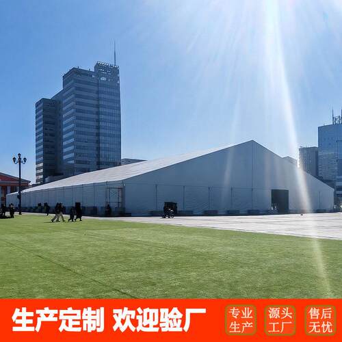 蒙古国4000㎡大型铝合金帐篷容纳5000人活动会议大棚体育赛事篷房