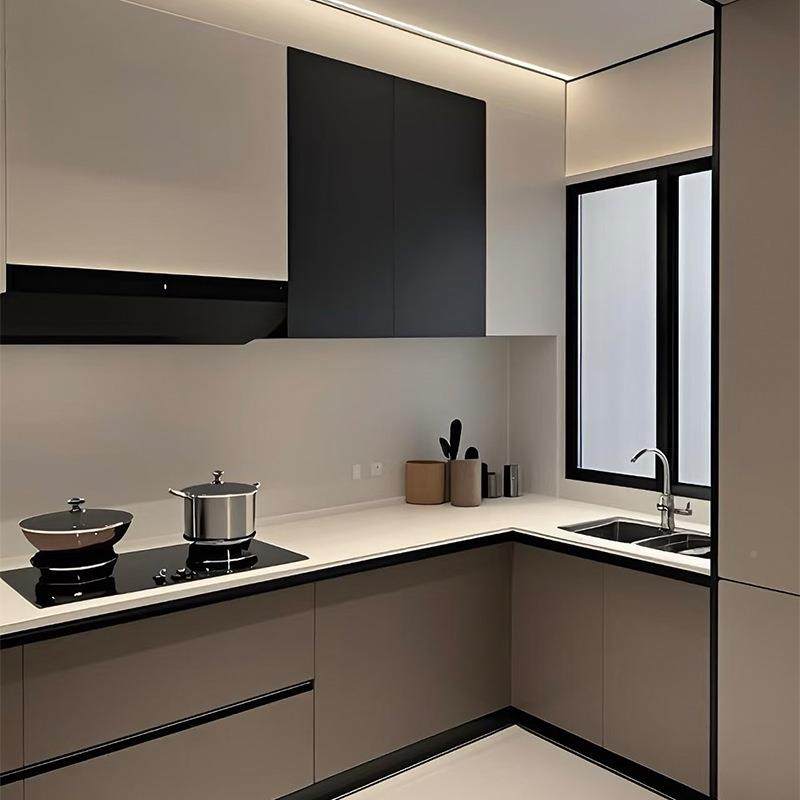 厂图家来做厨房地柜与吊柜定储做组合柜体家用收纳物厨房地柜柜子