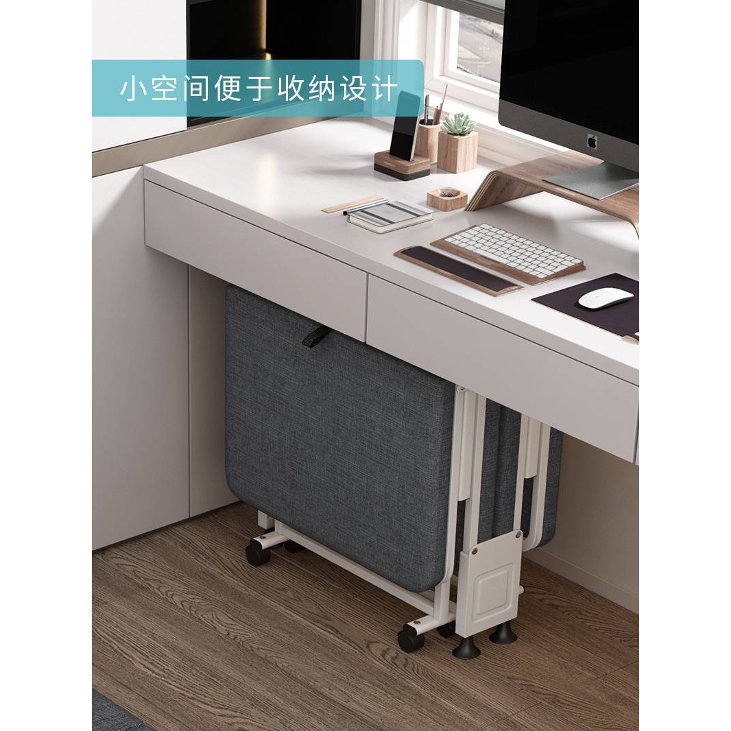 谋生加固三折办公室午休折叠床单人床家用躺椅午睡床陪护床四折行