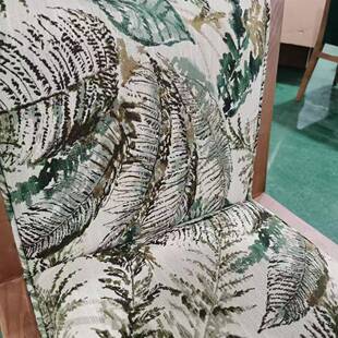 实白蜡木餐布椅艺靠背酒店家用软椅包椅饭店卡座桌81073椅带靠背