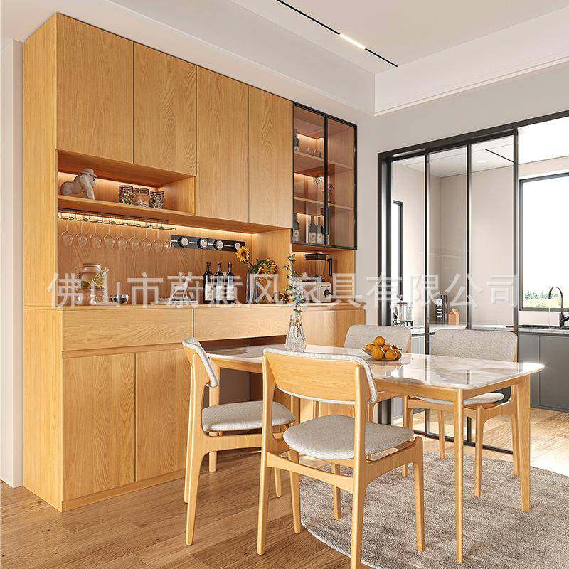 实木餐边柜酒柜餐靠餐墙一体桌嵌入式玻璃碗户柜-子小型储物桌边,电子/电工,接线端子,淘宝优惠券,粉丝福利购,淘宝优惠卷
