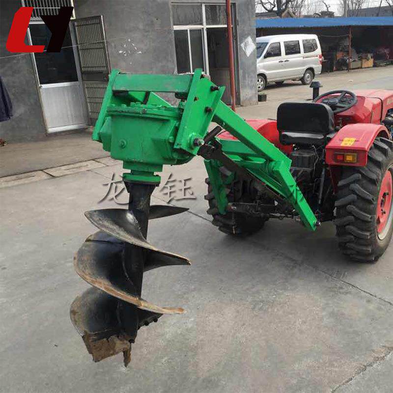 新带款拖拉机坑挖坑机果树植树挖600034机多用途果树植树挖坑机