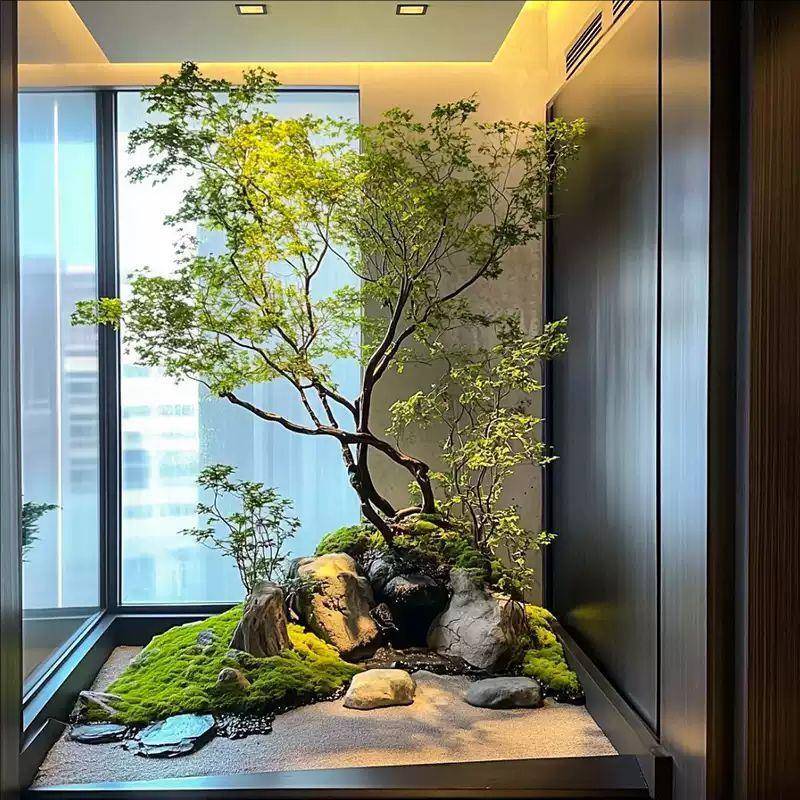 马树高端仿真醉木橱窗造景植物室内仿生绿植型装饰大假无品牌/树